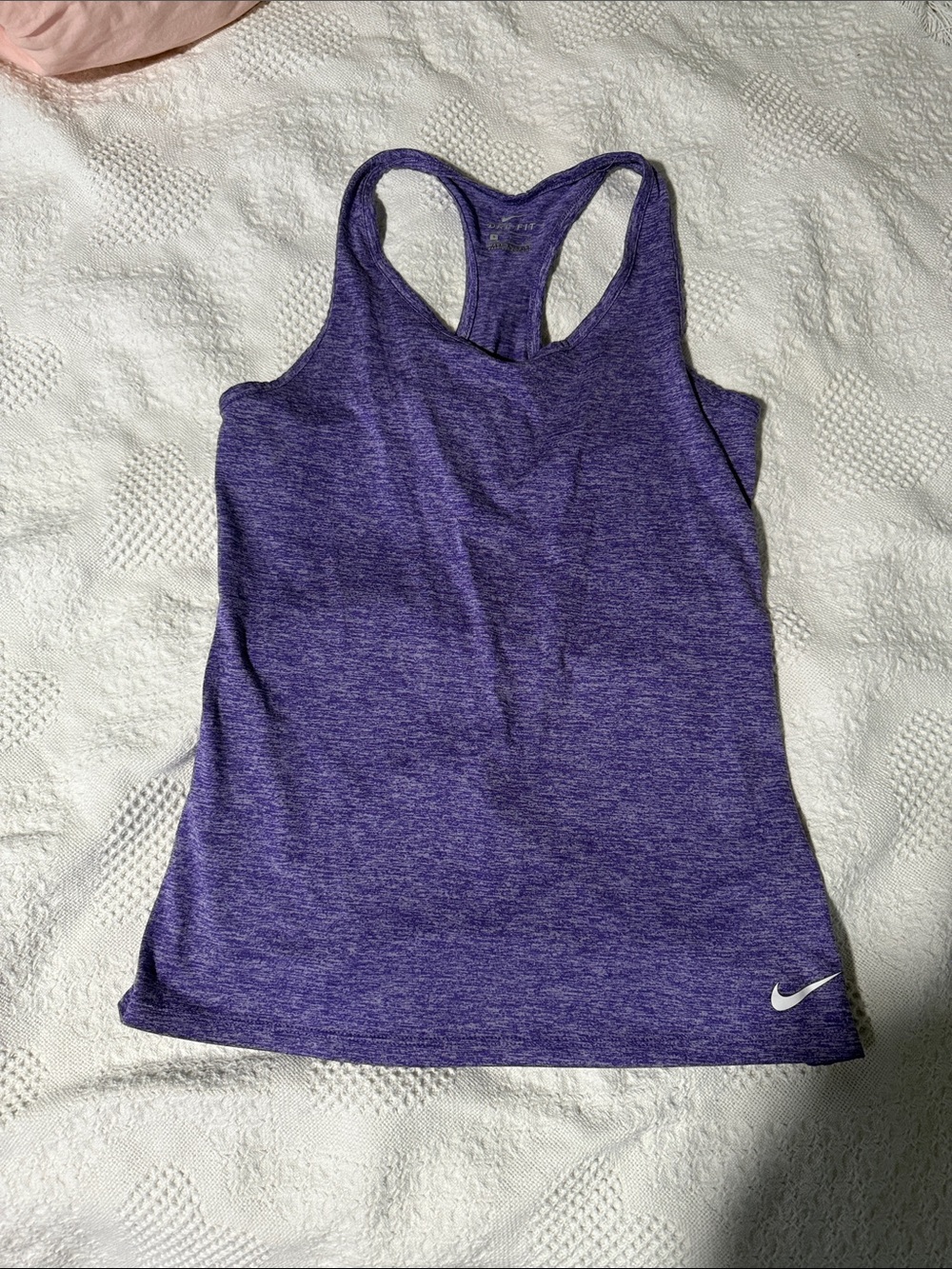 Nike Purple Heather Racerback Tank Top